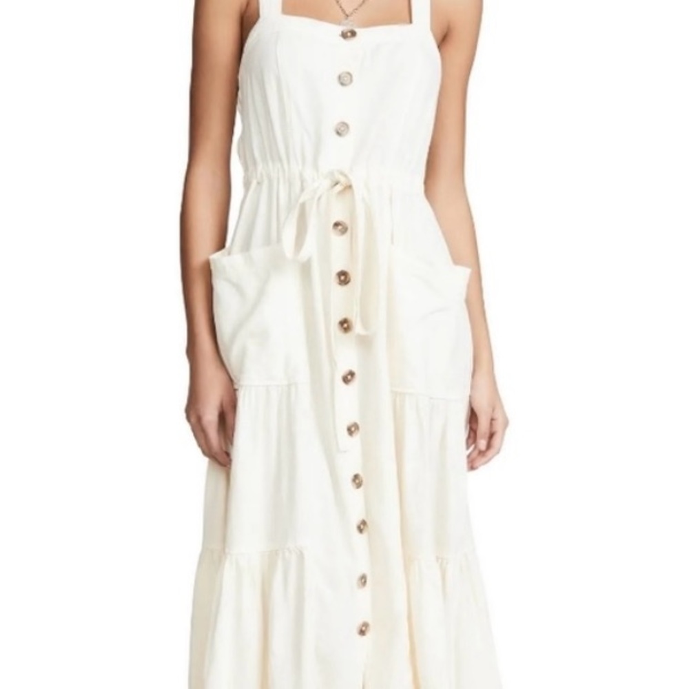 Free people - Catch the breeze maxi dress in Ivory